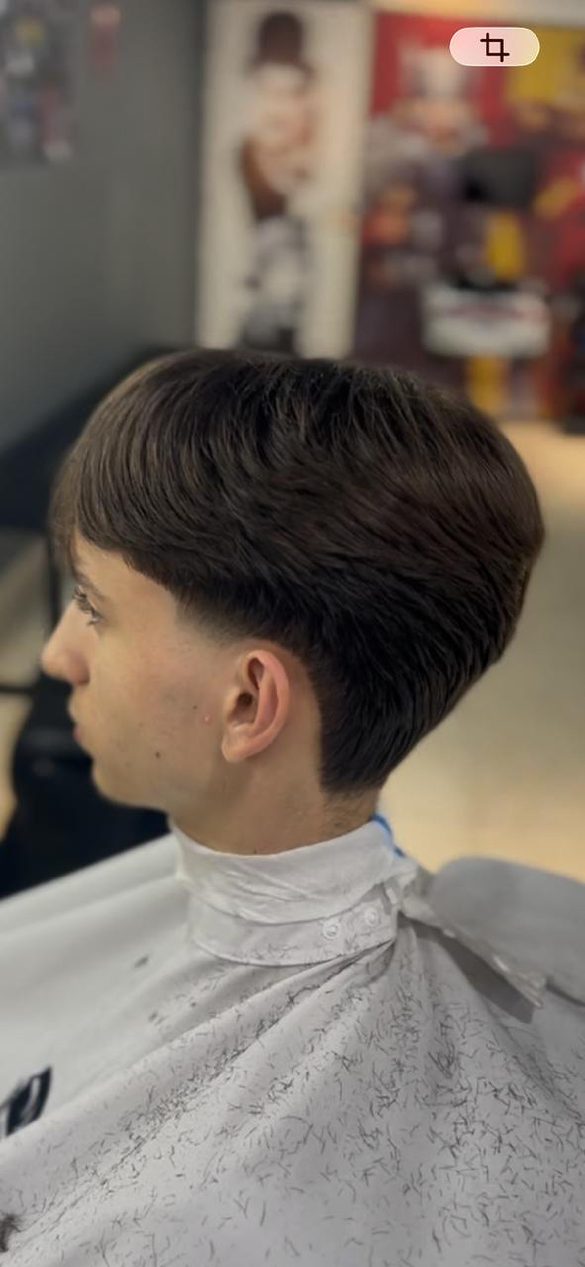 Corte mullet moderno com degradê